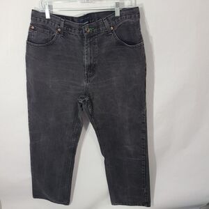 Tommy Hilfiger Jeans Mens 34x30 Denim‎ Faded Black Relaxed Fit Baggy Y2K Hip Hop